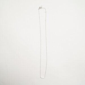 Gorjana Dainty Silver Tone Rhinestone Necklace